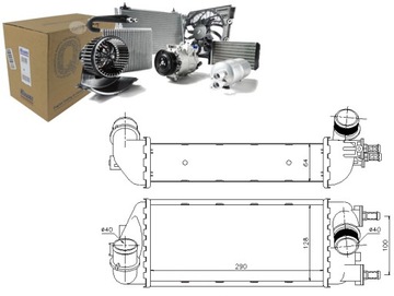 NISSENS ИНТЕРКУЛЕР DIT09113 7043045 RA8111250