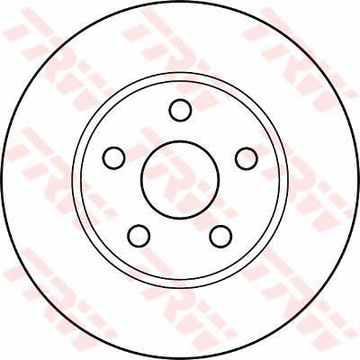 ДИСКИ ТОРМОЗНЫЕ ТОРМОЗНЫЕ ПЕРЕД TRW DF4877