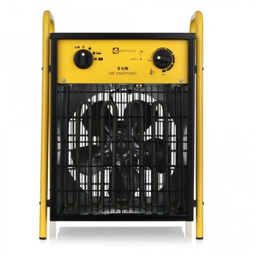 ОБОГРЕВАТЕЛЬ ЭЛЕКТРИЧЕСКАЯ BESTFAN 9KW 9000W 400V 1198 M3/H CICHA WYDAJNA