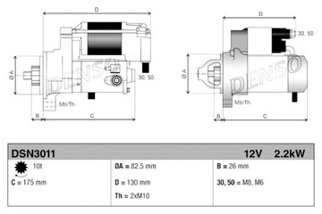 DENSO СТАРТЕР MERCEDES 124 A124 124 C124 124 T-MODEL S124 124 W124