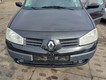 RENAULT MEGANE II NV676 ПЕРЕД КОМПЛЕКТНЫЙ БАМПЕР КАПОТ КРИЛЬЯ ФОНАРИ ПАНЕЛЬ