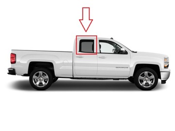 CHEVROLET SILVERADO 14-19 СТЕКЛО БОКОВАЯ ПРАВАЯ ЗАД