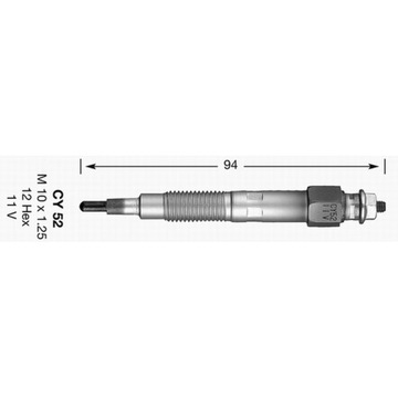 СВЕЧА НАКАЛА NGK 3017