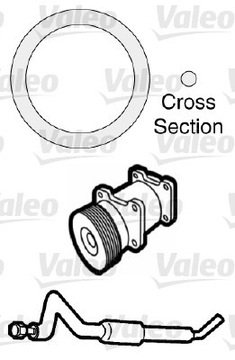 КОМПЛЕКТ ПРОКЛАДОК VOLVO (X20) VALEO 509742 УПЛОТНИТЕЛЬ, ТРУБКА ЖИДКОСТИ