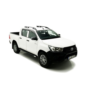 TURTLE РЕЙЛИНГИ НА КРЫШУ FALCON DO TOYOTA HILUX REVO 2015 - 2024 ЧЕРНЫЙ