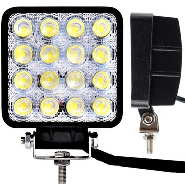 ФАРА РАБОЧАЯ LED (СВЕТОДИОД ) (СВЕТОДИОД ) ДИОДНАЯ ПРОЖЕКТОР ПРОТИВОТУМАНКА 16 LED (СВЕТОДИОД ) (СВЕТОДИОД )