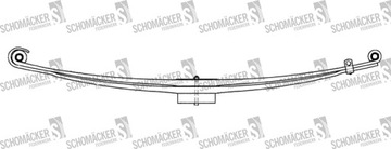 РЕССОРА DAF O.E. 1258691, SCHOMÄCKER 29328000