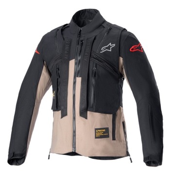 КУРТКА МОТОЦИКЛА ТЕКСТИЛЬ + ЖИЛЕТ ALPINESTARS TECHDURA BRĄZOWY 2XL