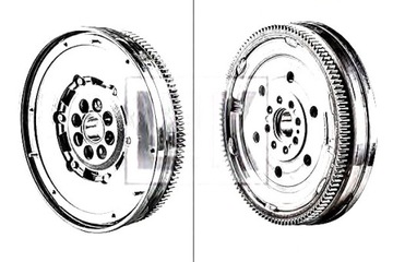 КОЛЕСО ДВУХМАССОВЫЙ MAZDA 6 2,0 DI 02-07 LUK