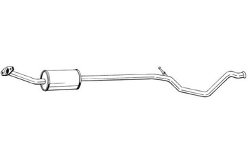 BOSAL ГЛУШИТЕЛЬ СИСТЕМЫ ВЫХЛОПНОЙ ЦЕНТРАЛЬНЫЙ CITROEN C4 C4 I PEUGEOT 307