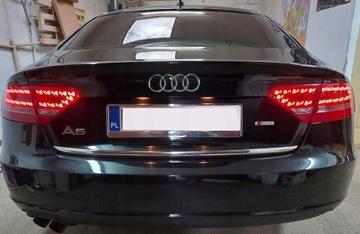 AUDI A5 SPORTBACK 5D 2009+ НАКЛАДКА ХРОМ NA КРЫШКУ БАГАЖНИКА