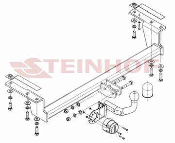 КРЮК БУКСИРОВОЧНЫЙ TOYOTA COROLLA (3/5D) (E12) 01/200