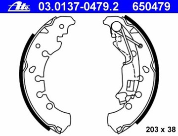 КОЛОДКИ HAM. OPEL CORSA D 06-, GRANDE PUNTO 05-