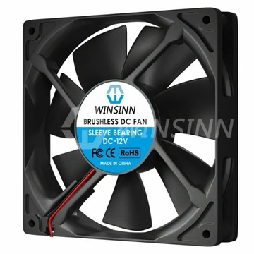 WINSINN 12025 120MM ВЕНТИЛЯТОР DC 5V 12V 24V TULEJA/PODWÓJNE ПОДШИПНИК