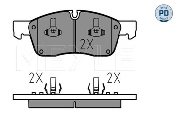 0252519021/PD КОЛОДКИ HAM. DB P. W166/X166 11-