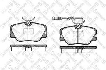 КОЛОДКИ ТОРМОЗНЫЕ MERCEDES 124 88-93 ПЕРЕД