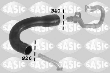 3336158 SASIC ПАТРУБОК ИНТЕРКУЛЕРА OPEL CORSA D 1,3CDTI (БЕЗ КОЛЬЦА)