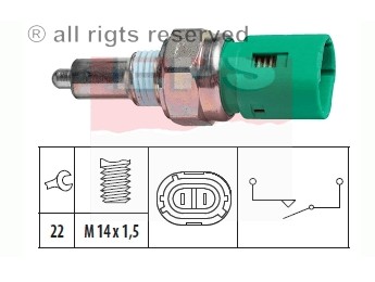ВЫКЛЮЧАТЕЛЬ СВЕТА ЗАДНЕГО ХОДА RENAULT MEGANE 1.4-2.0 95