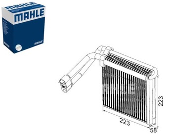 ИСПАРИТЕЛЬ КОНДИЦИОНЕРА FORD FOCUS II 1.4-2.5 07.04-09.12 MAHLE