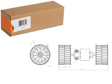 ВЕНТИЛЯТОР ЦЕНТРИФУГИ BMW 3 E30 Z3 E36 1.9-3.2 09.83-01.03 NRF