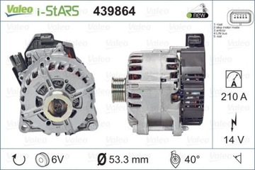 VALEO 439864 Rozrusznikoalternator