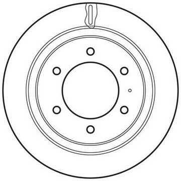 ДИСКИ ТОРМОЗНЫЕ ТОРМОЗНЫЕ ЗАД JURID 562665JC