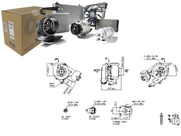 КОМПРЕССОР VOLVO C30 C70 II S40 II S80 II V50 V70 III FORD C-MAX