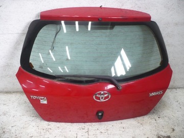 КРЫШКА ЗАД TOYOTA YARIS II 06-11 КРАСНАЯ ДЕМОНТАЖ 3P0