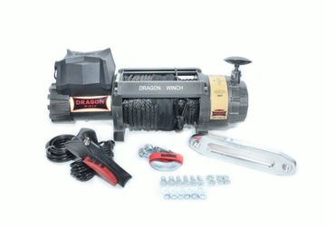 DRAGON WINCH ЛЕБЕДКА ЭЛЕКТРИЧЕСКАЯ 12V 15000 LB / 6803 KG ТРОС СИНТЕТИЧЕСКАЯ