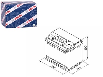 АККУМУЛЯТОР BOSCH 12V 63AH 610A S5 P + 1 242X175X190 B13 ПУСКОВОЙ