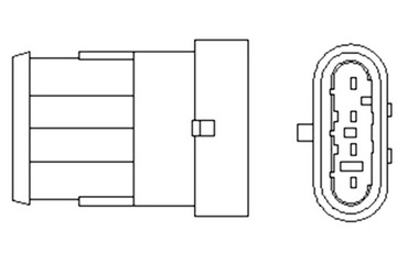 MAGNETI MARELLI ЗОНД ЛЯМБДА ABARTH 500 595 695 500C 595C 695C GRANDE