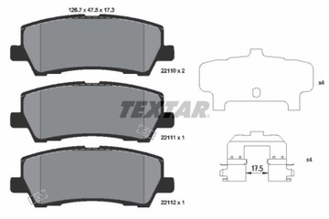 КОЛОДКИ ТОРМОЗНЫЕ FORD ЗАД MUSTANG 2,3/5,0 15- 2211001