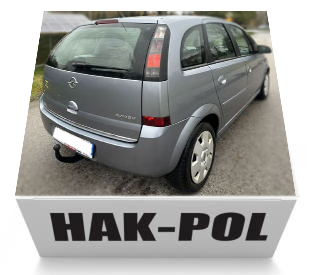 ФИРМЕННИЙ КРЮК БУКСИРОВОЧНЫЙ +OSŁONKI+RĘKAWICZKI DO OPLA MERIVA 1 I A 2003DO2010