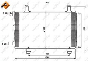 NRF 35782 КОНДЕНСАТОР, КОНДИЦИОНЕР