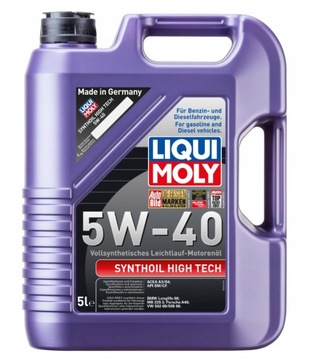 LIQUI MOLY МАСЛО SYNTHOIL HIGH TECH 5W40 5L 1856