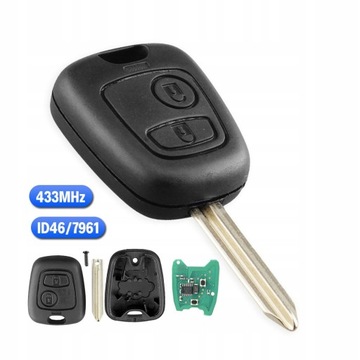 Peugeot 407*607*307CC 207CC remote control PLIP key case *partner*EXPERT:  CE0523