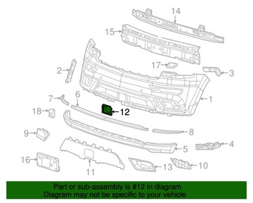 РАМКА РАДАРА JEEP GRAND CHEROKEE OD 2021