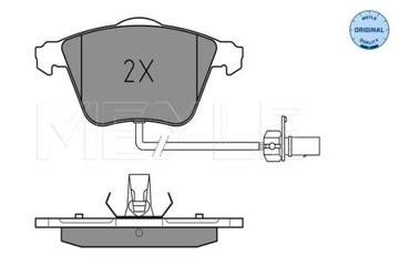 КОЛОДКИ HAM. VW P. A4/A6 04- Z ДАТЧИКОМ