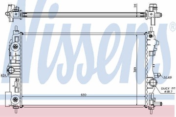 РАДИАТОР ВОДЫ NISSENS 630724