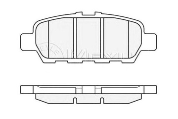 КОЛОДКИ ТОРМОЗНЫЕ SUZUKI ЗАД GRAND VITARA 05- NISSA