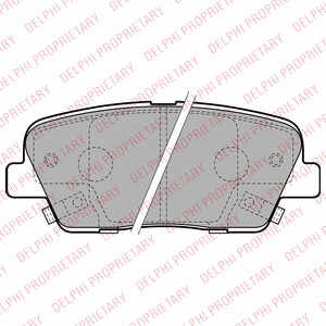Brake pads rear delphi lp2202, buy