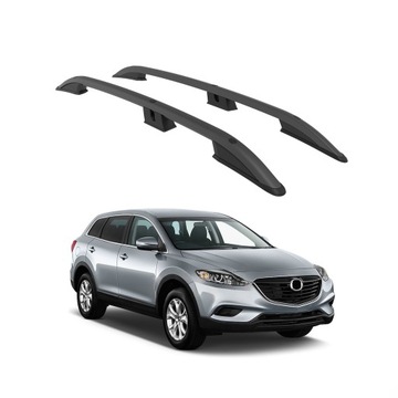 TURTLE РЕЙЛИНГИ НА КРЫШУ CROWN DO MAZDA CX-9 TB 2007 - 2015 ЧЕРНЫЙ