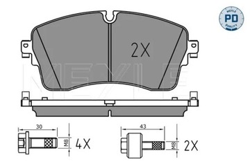 0252248517/PD КОЛОДКИ HAM. LAND ROVER P. DISCOVERY/RANG