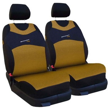 ЧЕХЛЫ УНИВЕРСАЛЬНЫЙ KOSZULKI ПЕРЕД SPORT LINE 1+1 ЗОЛОТЫЕ DO SEAT CORDOBA