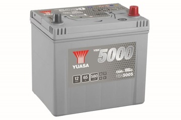 АККУМУЛЯТОР YUASA 5000 YBX5005 65AH 580A P+