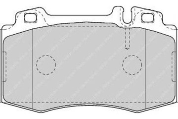 КОЛОДКИ ТОРМОЗНЫЕ MERCEDES ПЕРЕД W163 W220 98-05 FE