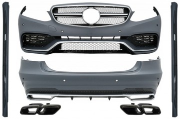 BODY НАБОР DO MERCEDESA E W212 РЕСТАЙЛ 13-16 E63 DESIGN НАКОНЕЧНИКИ ВЫХЛОПНОЙ