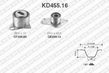 КОМПЛЕКТНЫЙ ГРМ SNR KD455.16 KD45516