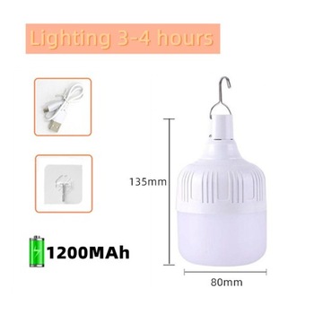 4800MAH-400MAH CAMPING LIGHT LED (СВЕТОДИОД ) ŁADOWANE NA