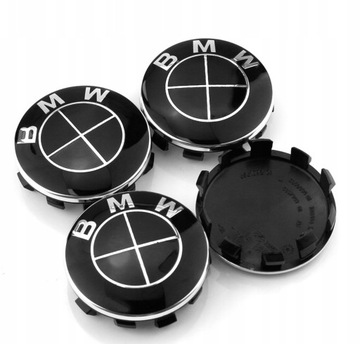 BMW BLACK LIDS CAPS 56MM 6850 834 01 СЕТ